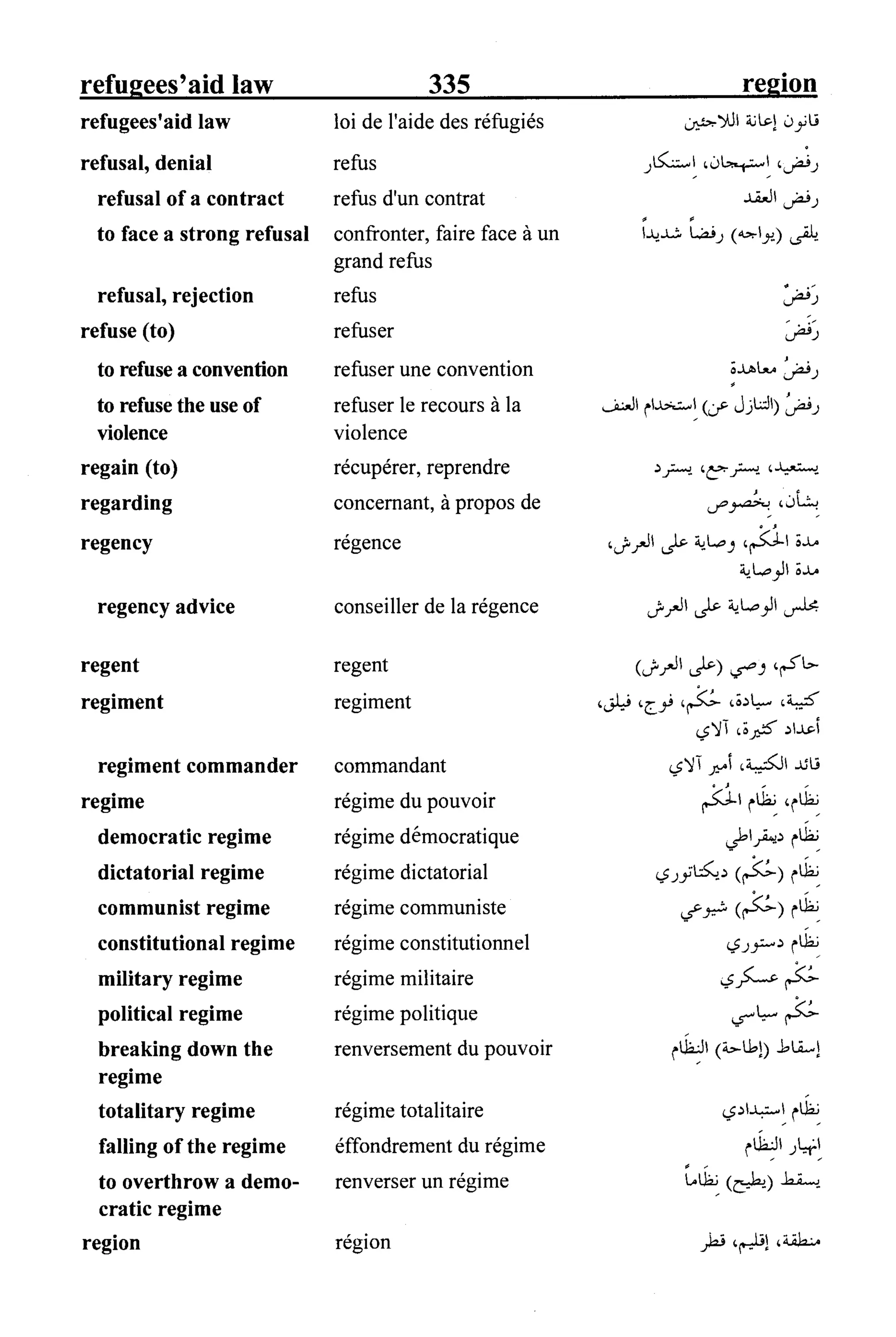 القاموس السياسي ومصطلحات المؤتمرات الدولية 