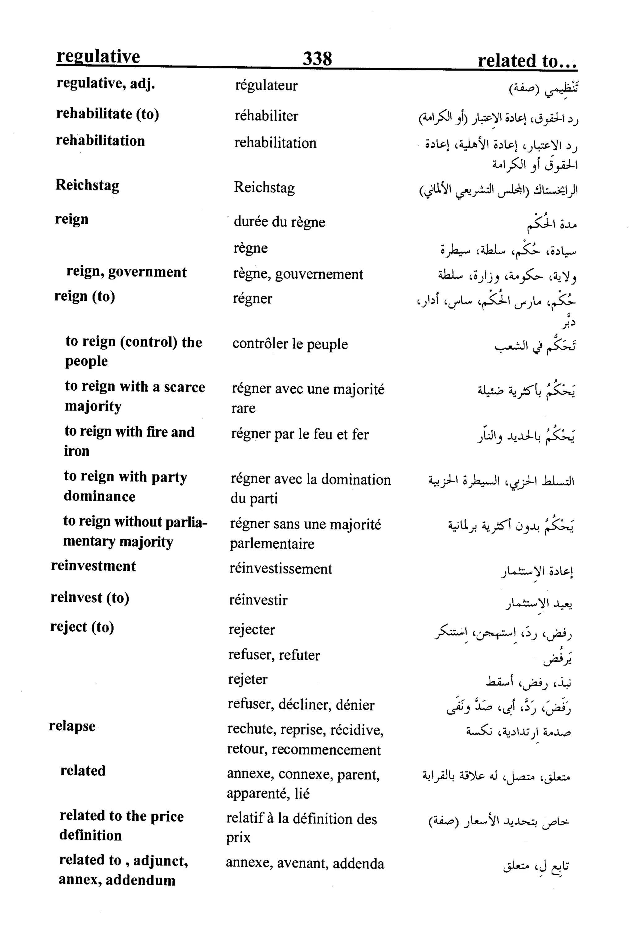 القاموس السياسي ومصطلحات المؤتمرات الدولية 