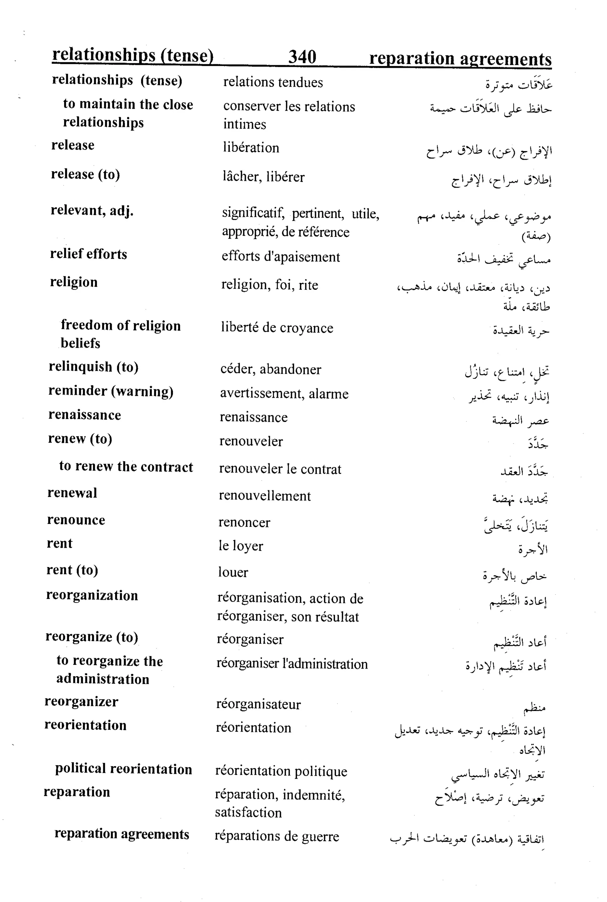 القاموس السياسي ومصطلحات المؤتمرات الدولية 