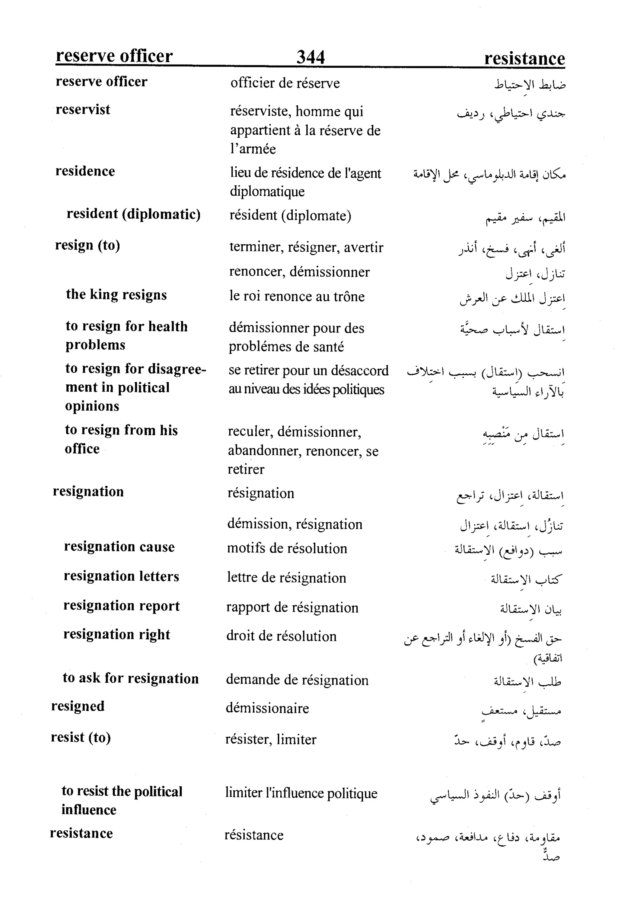 القاموس السياسي ومصطلحات المؤتمرات الدولية 