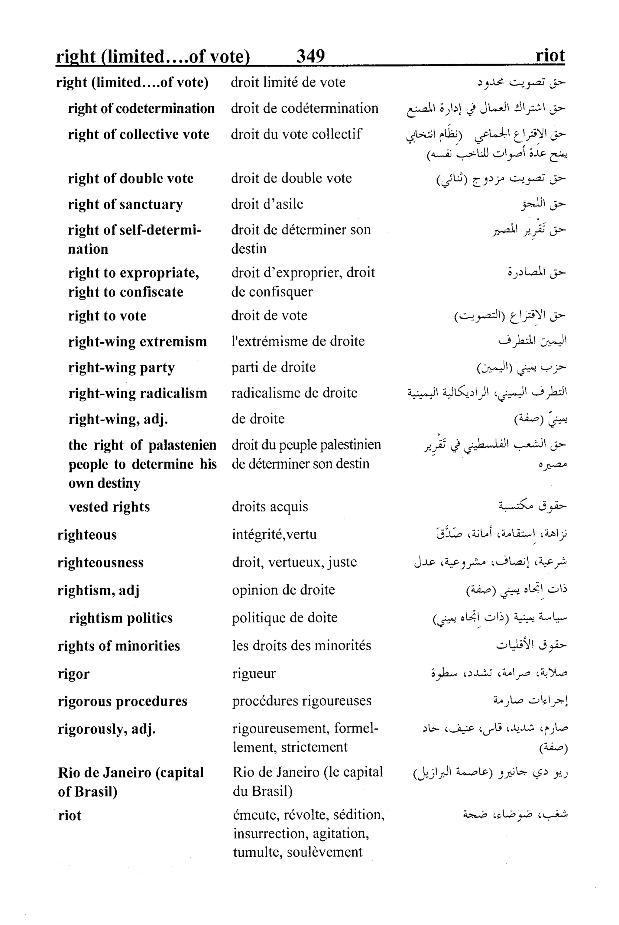 القاموس السياسي ومصطلحات المؤتمرات الدولية 