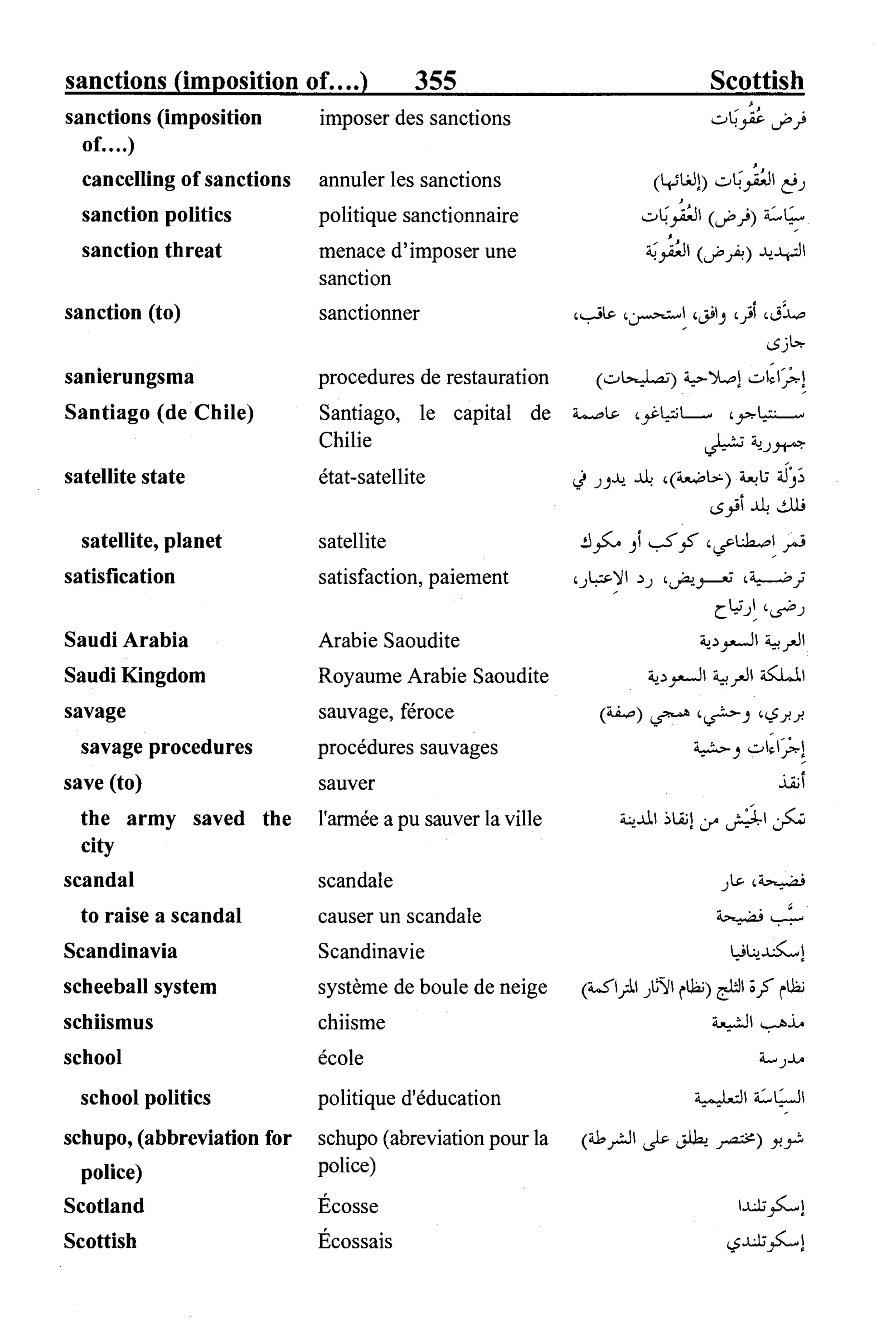 القاموس السياسي ومصطلحات المؤتمرات الدولية 