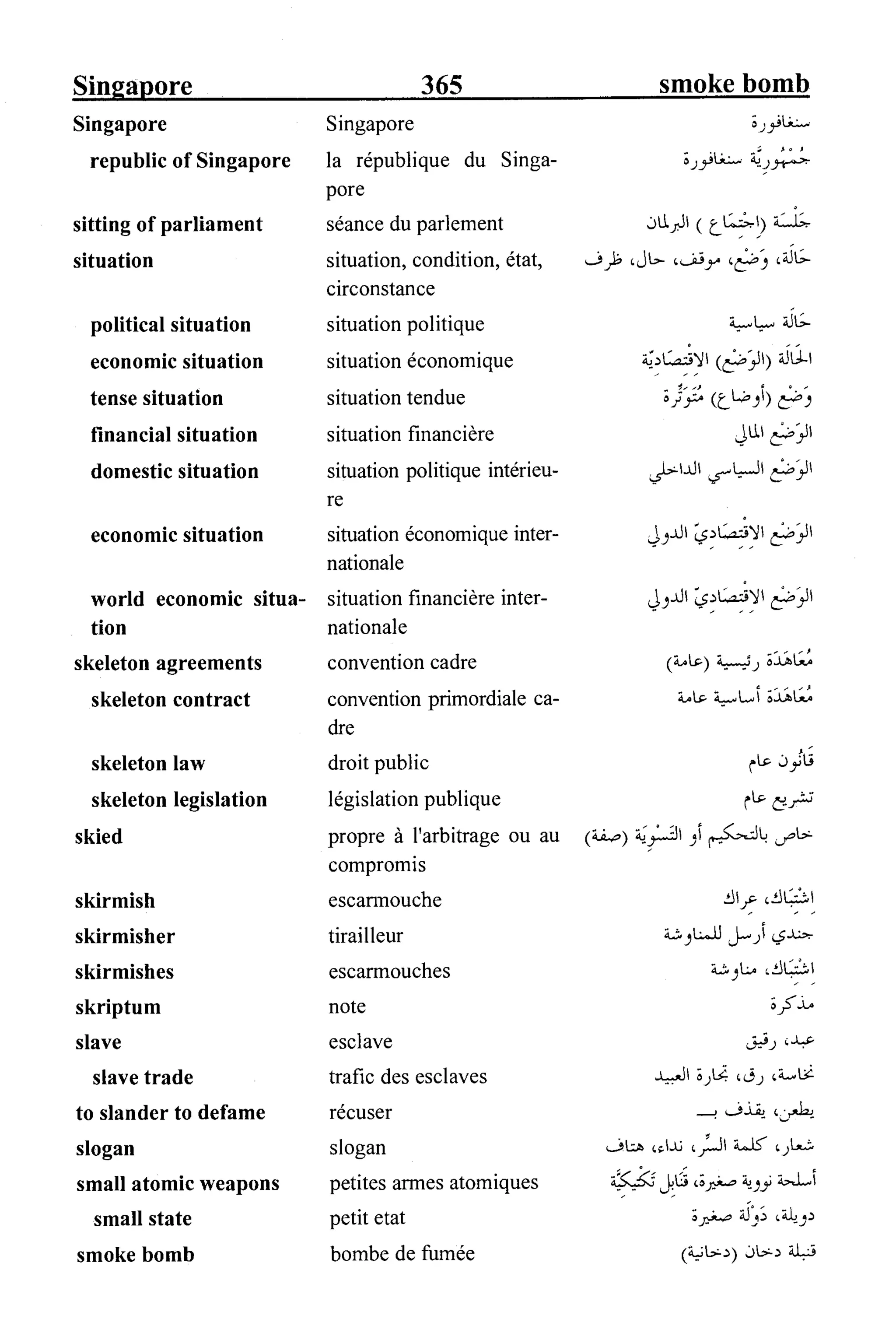 القاموس السياسي ومصطلحات المؤتمرات الدولية 