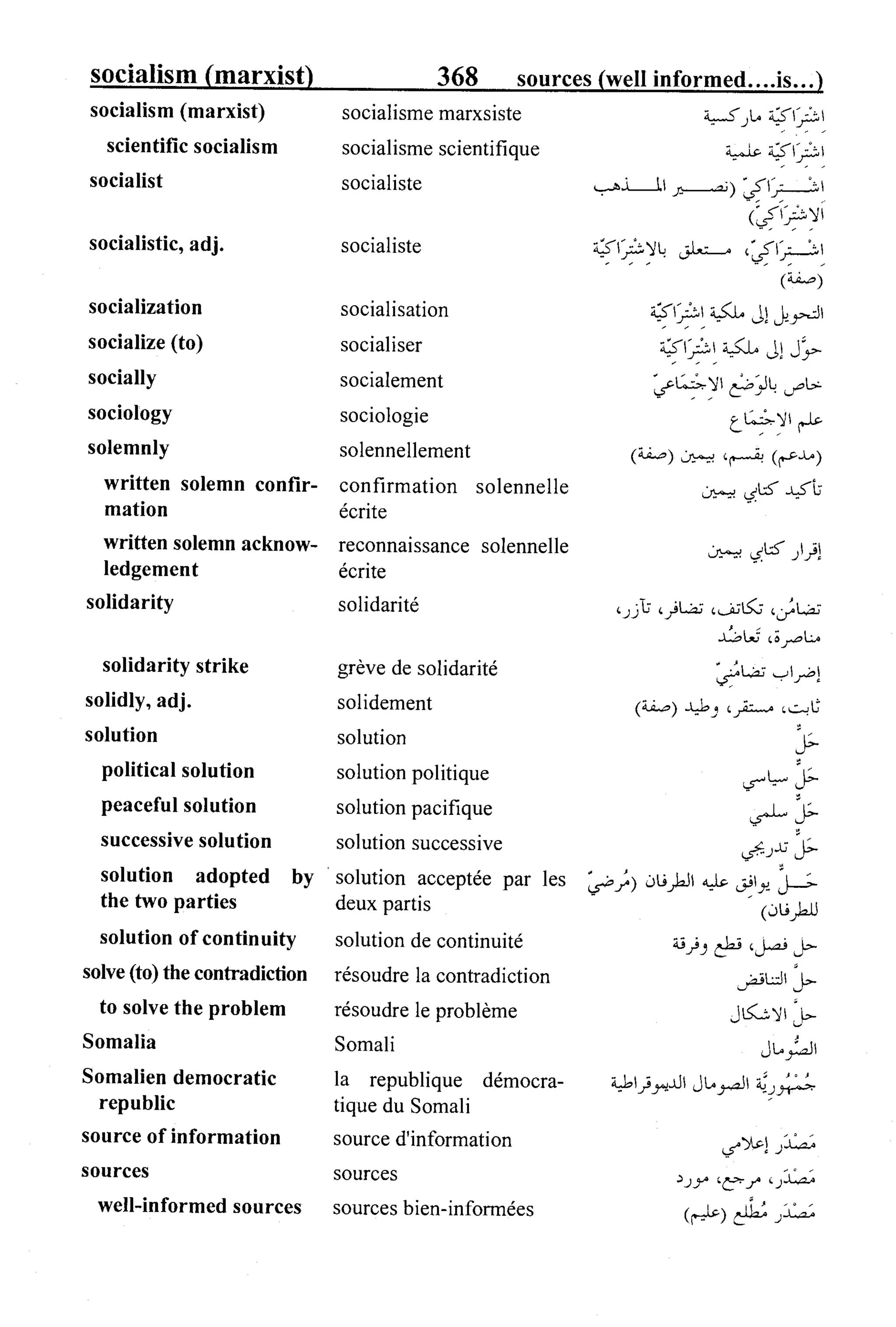 القاموس السياسي ومصطلحات المؤتمرات الدولية 