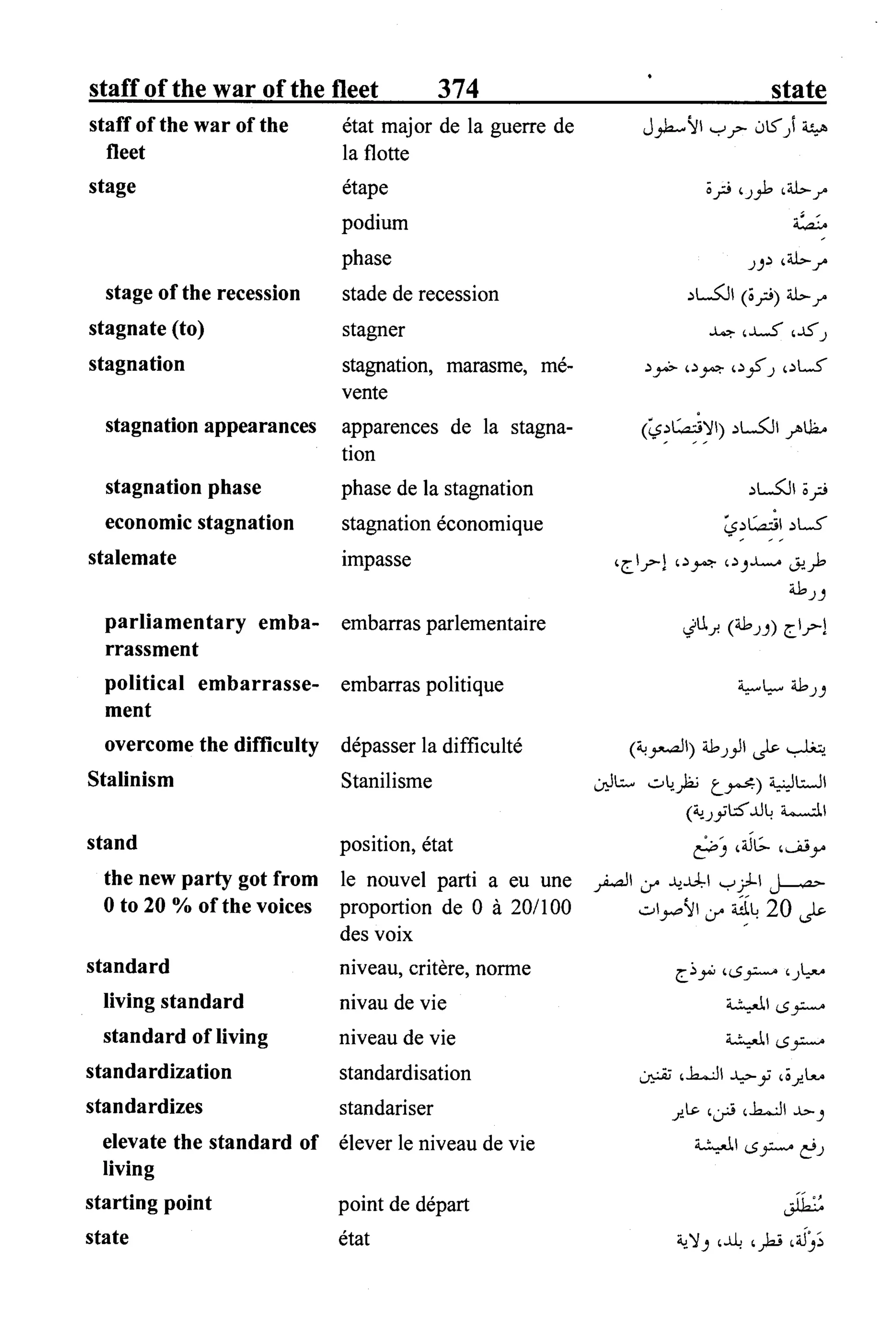 القاموس السياسي ومصطلحات المؤتمرات الدولية 