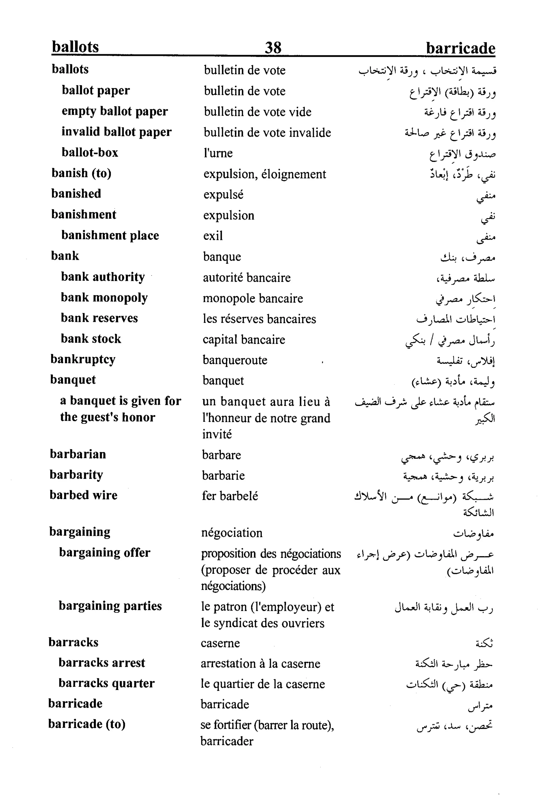 القاموس السياسي ومصطلحات المؤتمرات الدولية 
