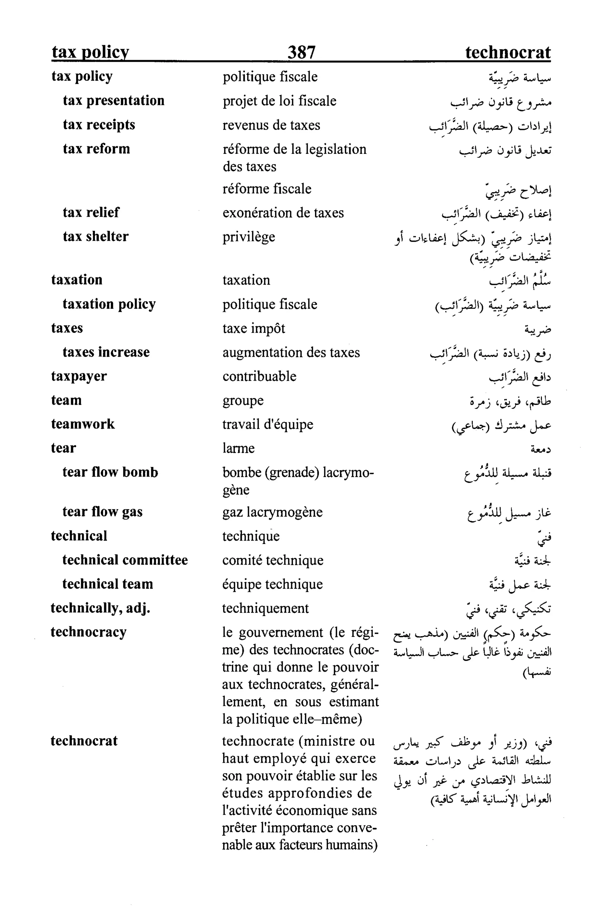 القاموس السياسي ومصطلحات المؤتمرات الدولية 