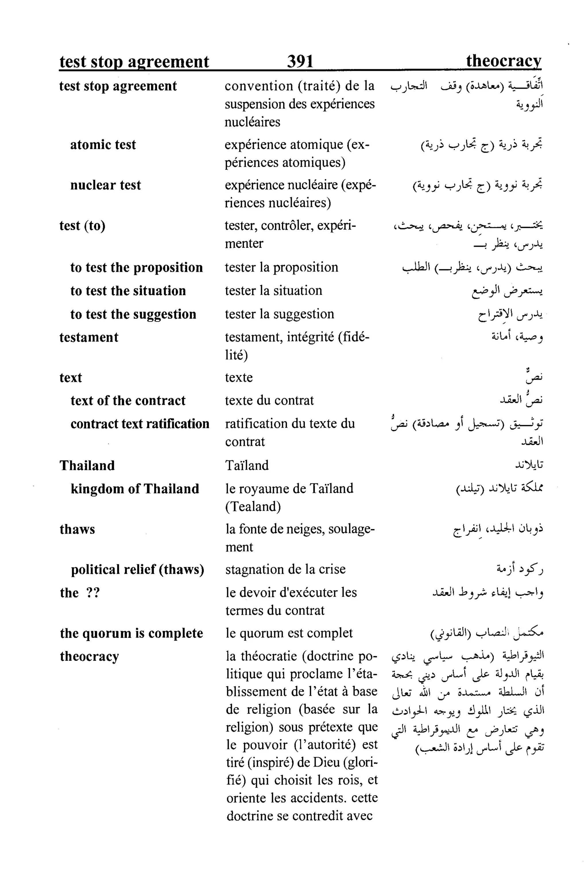 القاموس السياسي ومصطلحات المؤتمرات الدولية 