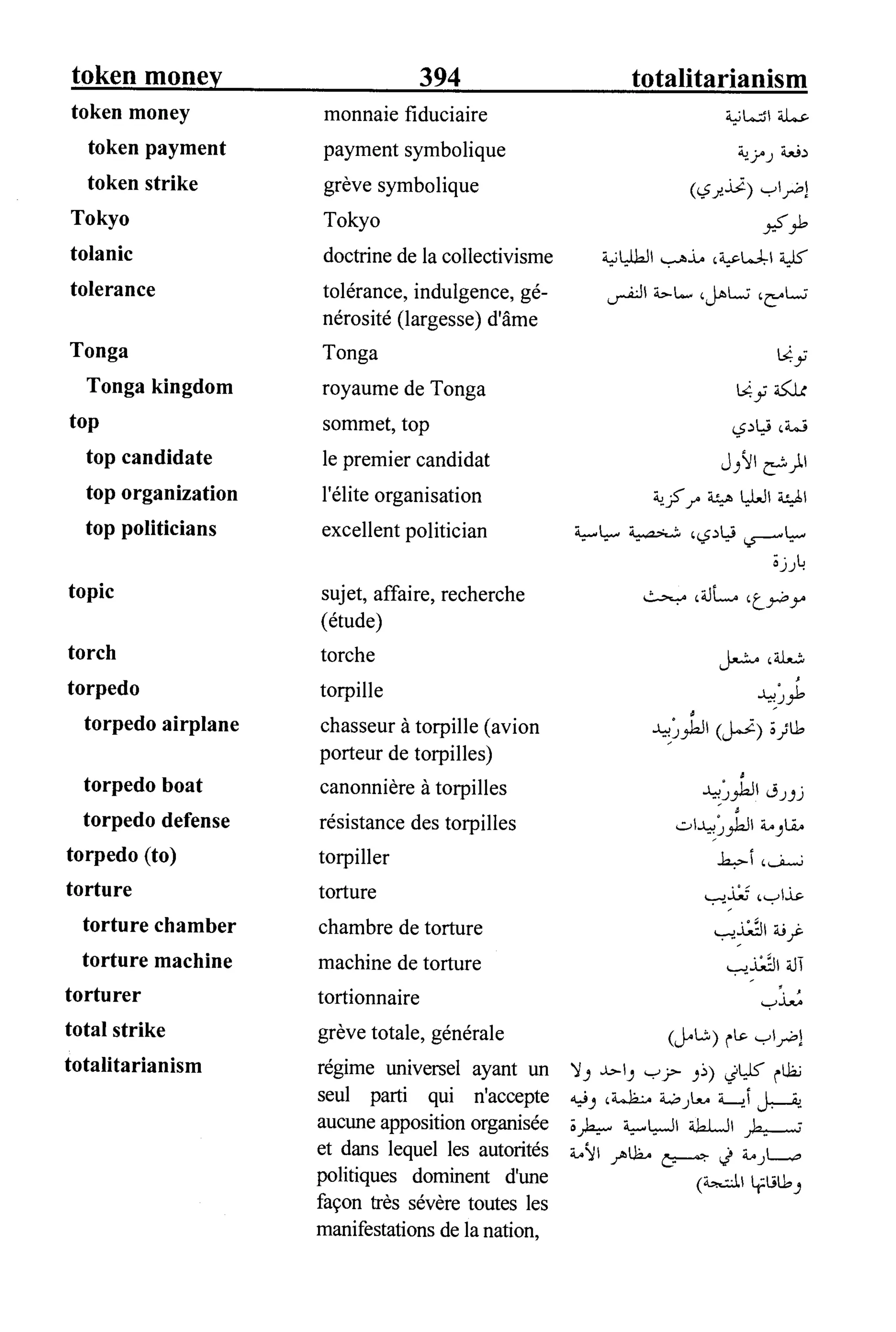القاموس السياسي ومصطلحات المؤتمرات الدولية 