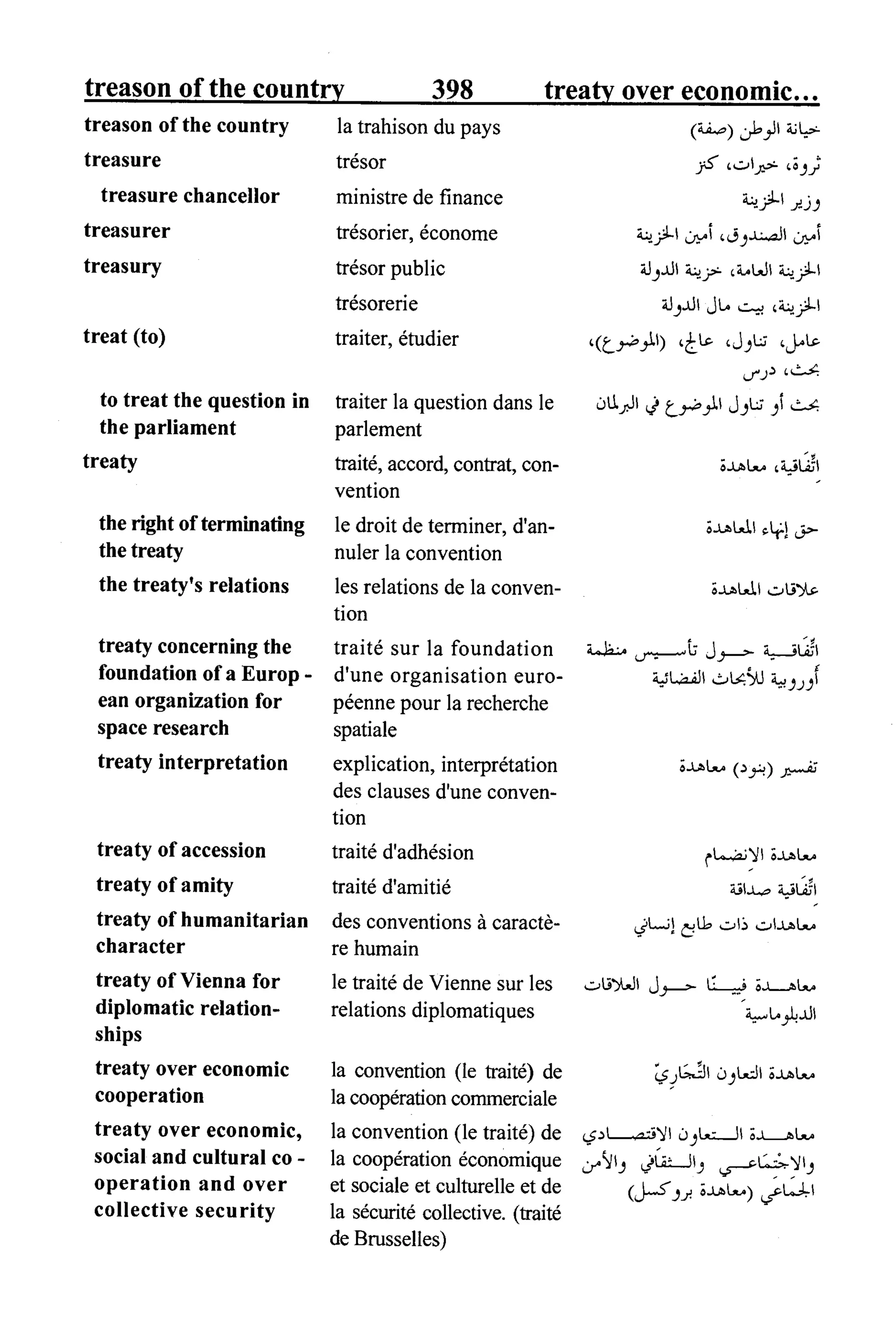 القاموس السياسي ومصطلحات المؤتمرات الدولية 