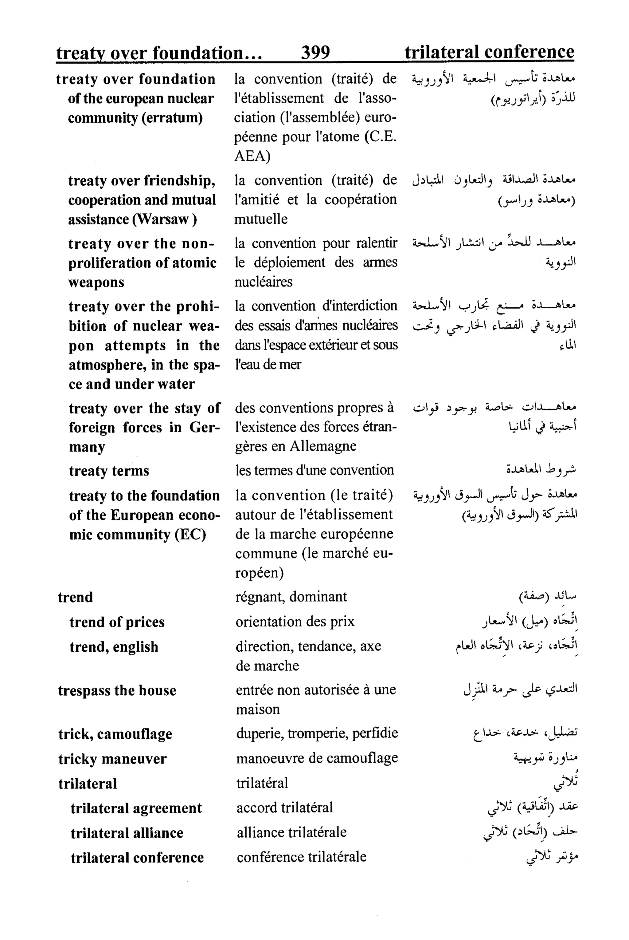 القاموس السياسي ومصطلحات المؤتمرات الدولية 