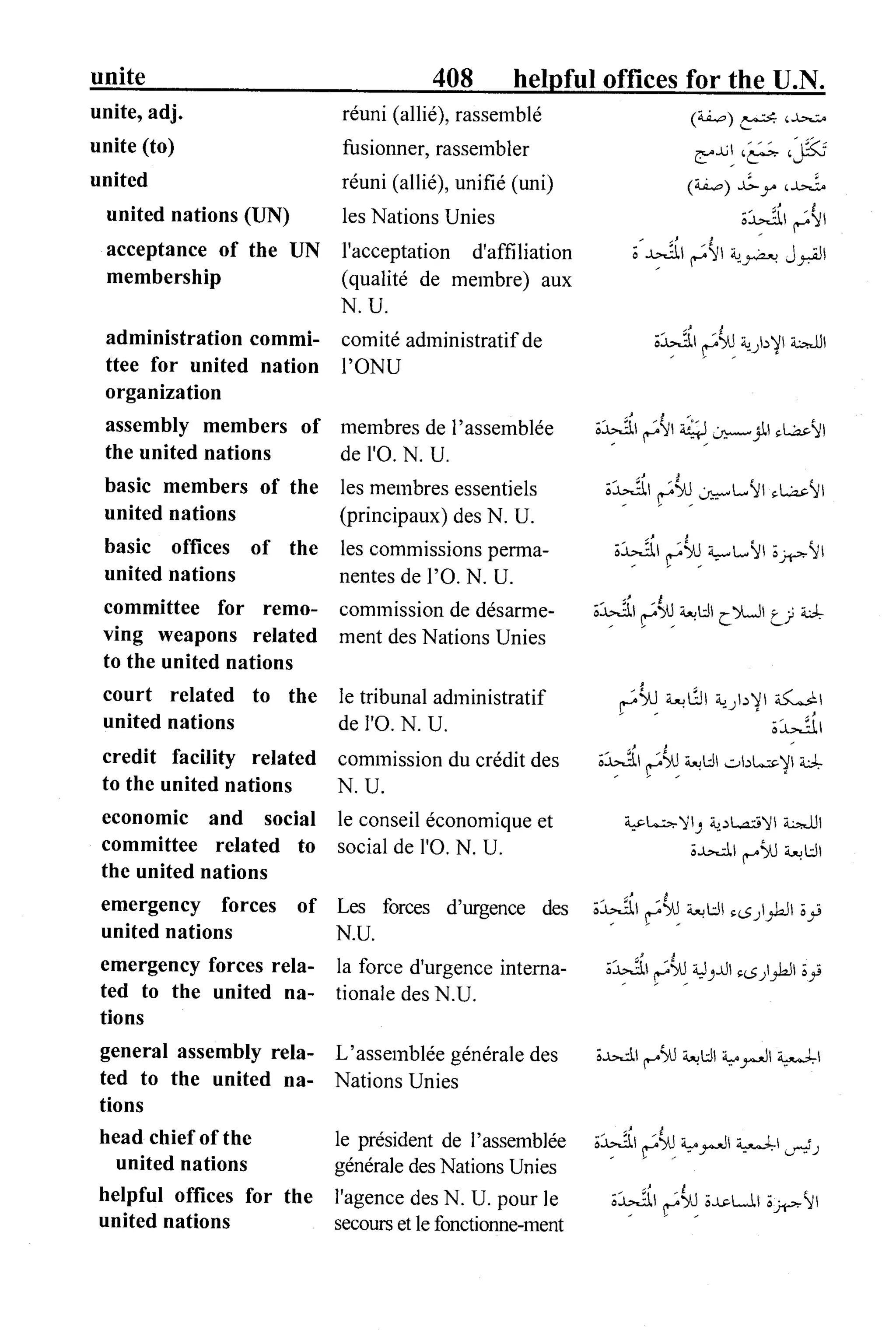 القاموس السياسي ومصطلحات المؤتمرات الدولية 
