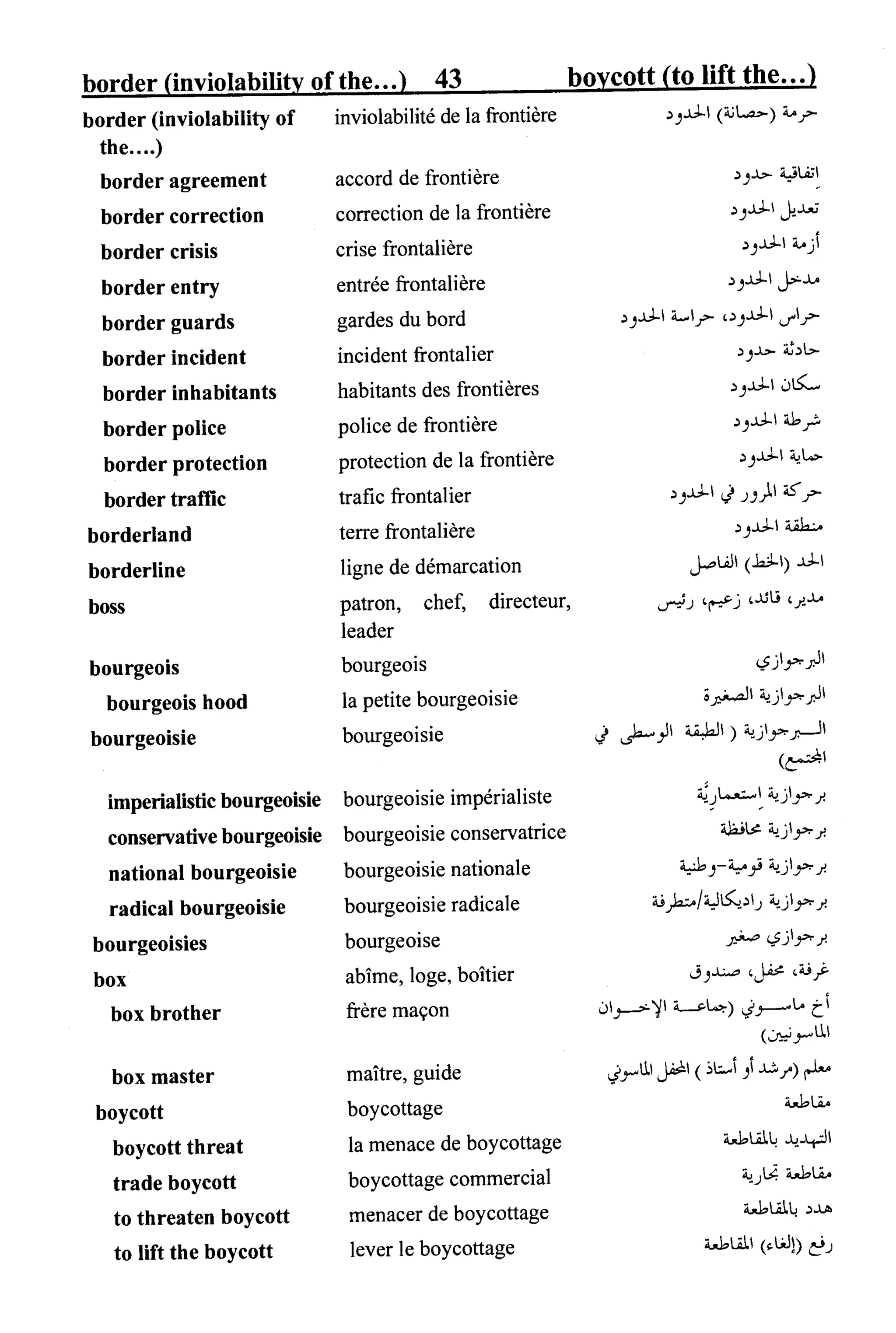 القاموس السياسي ومصطلحات المؤتمرات الدولية 