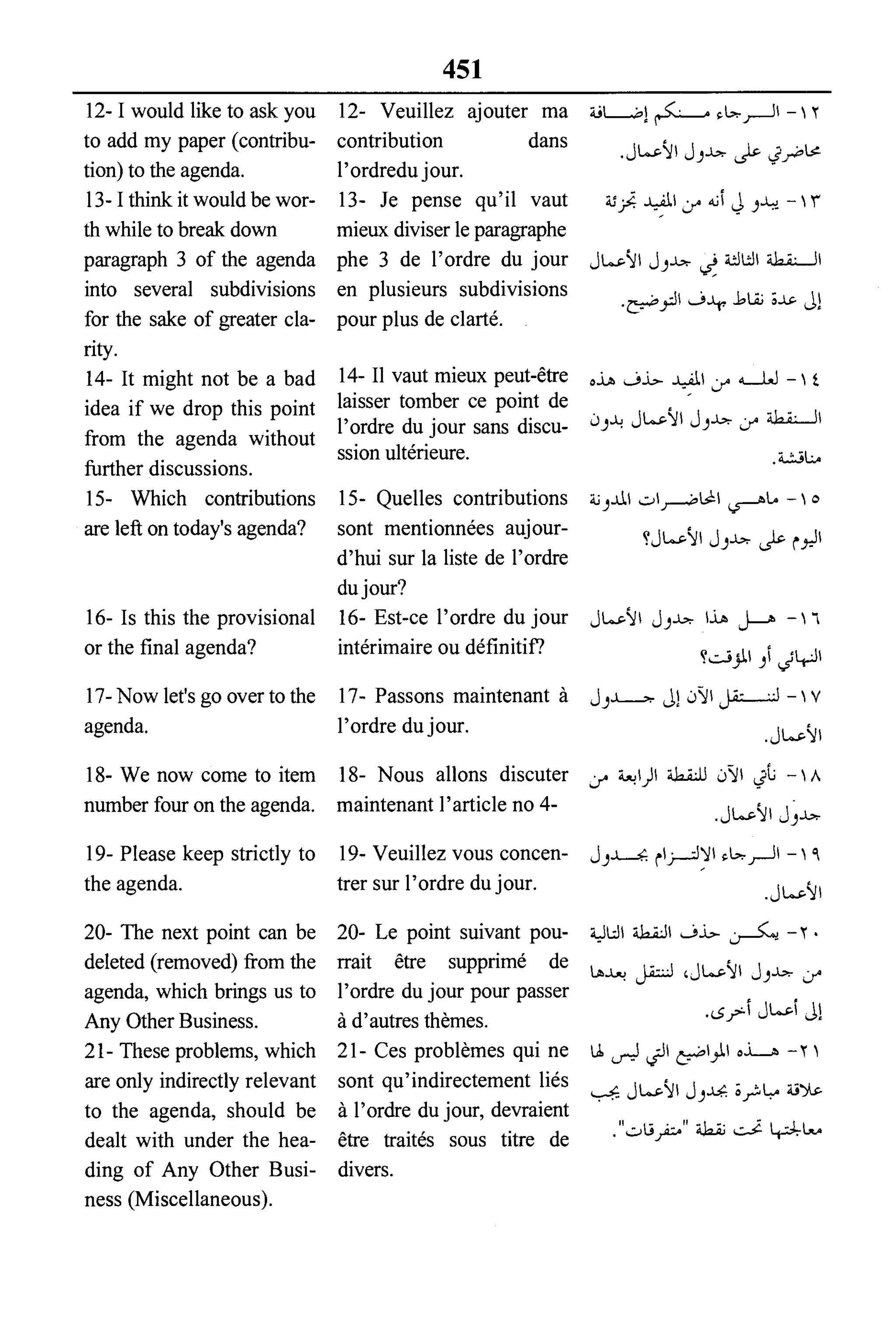 القاموس السياسي ومصطلحات المؤتمرات الدولية 