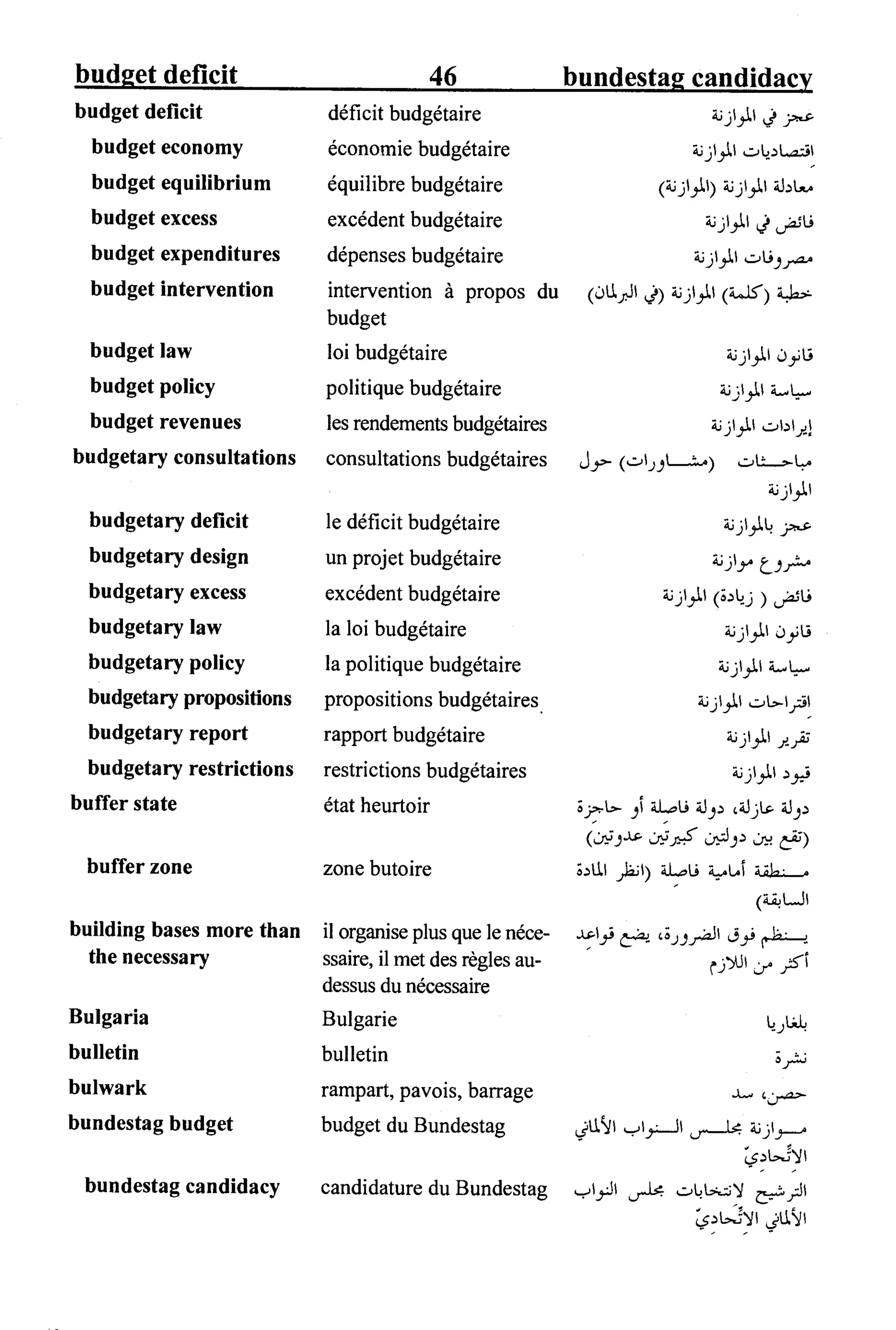 القاموس السياسي ومصطلحات المؤتمرات الدولية 