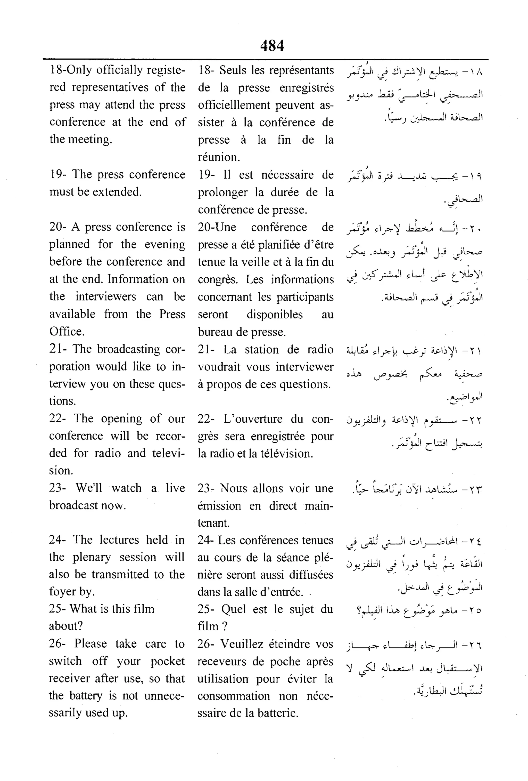 القاموس السياسي ومصطلحات المؤتمرات الدولية 