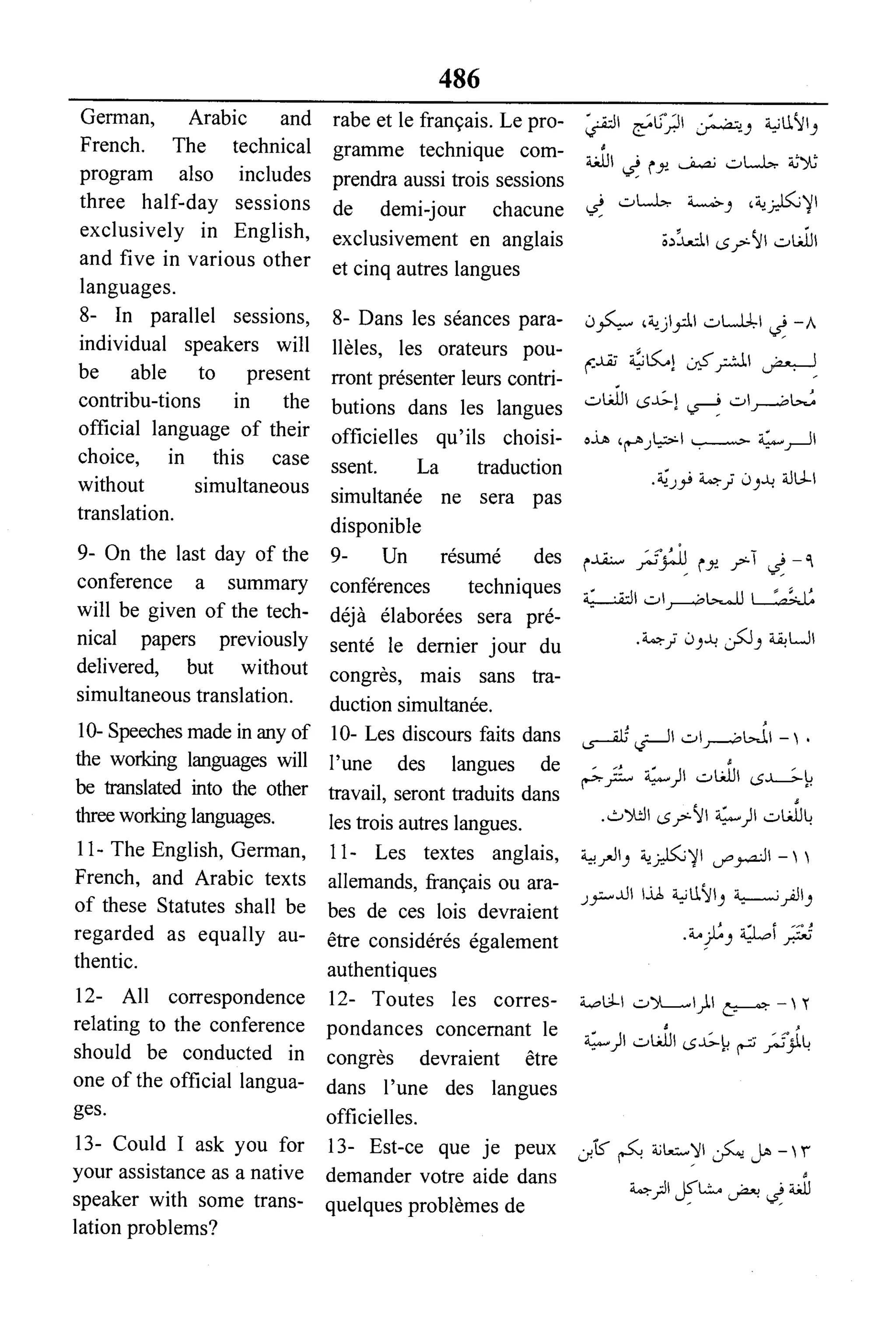 القاموس السياسي ومصطلحات المؤتمرات الدولية 