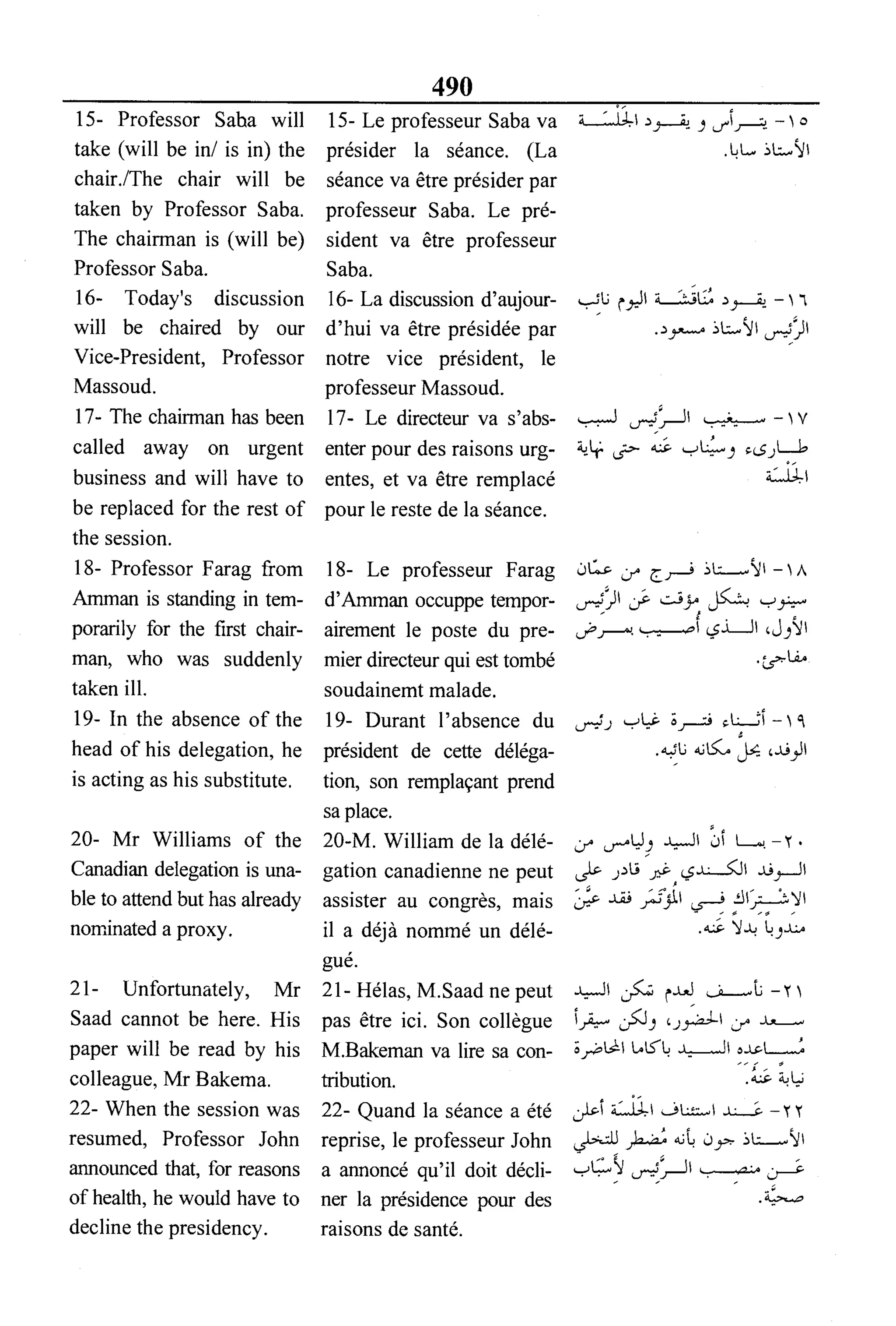 القاموس السياسي ومصطلحات المؤتمرات الدولية 