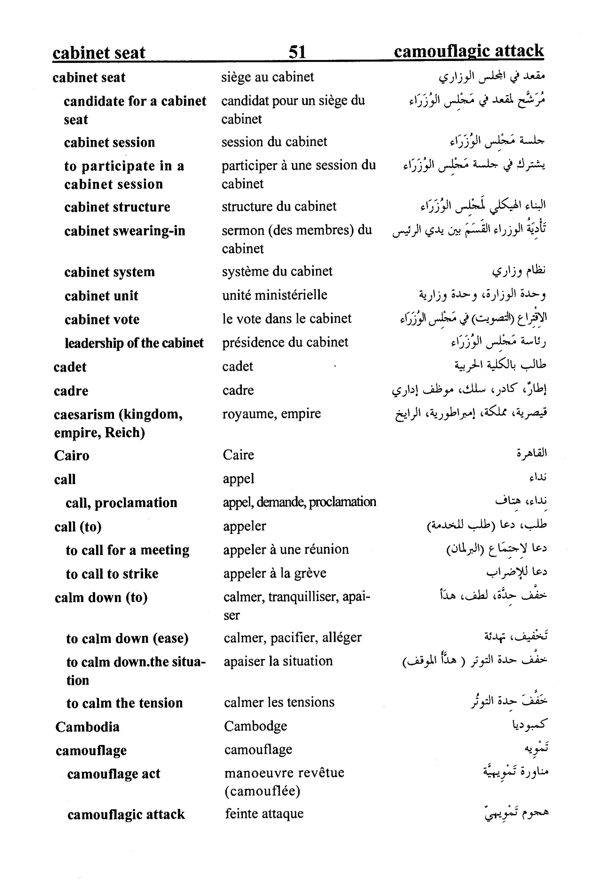 القاموس السياسي ومصطلحات المؤتمرات الدولية 