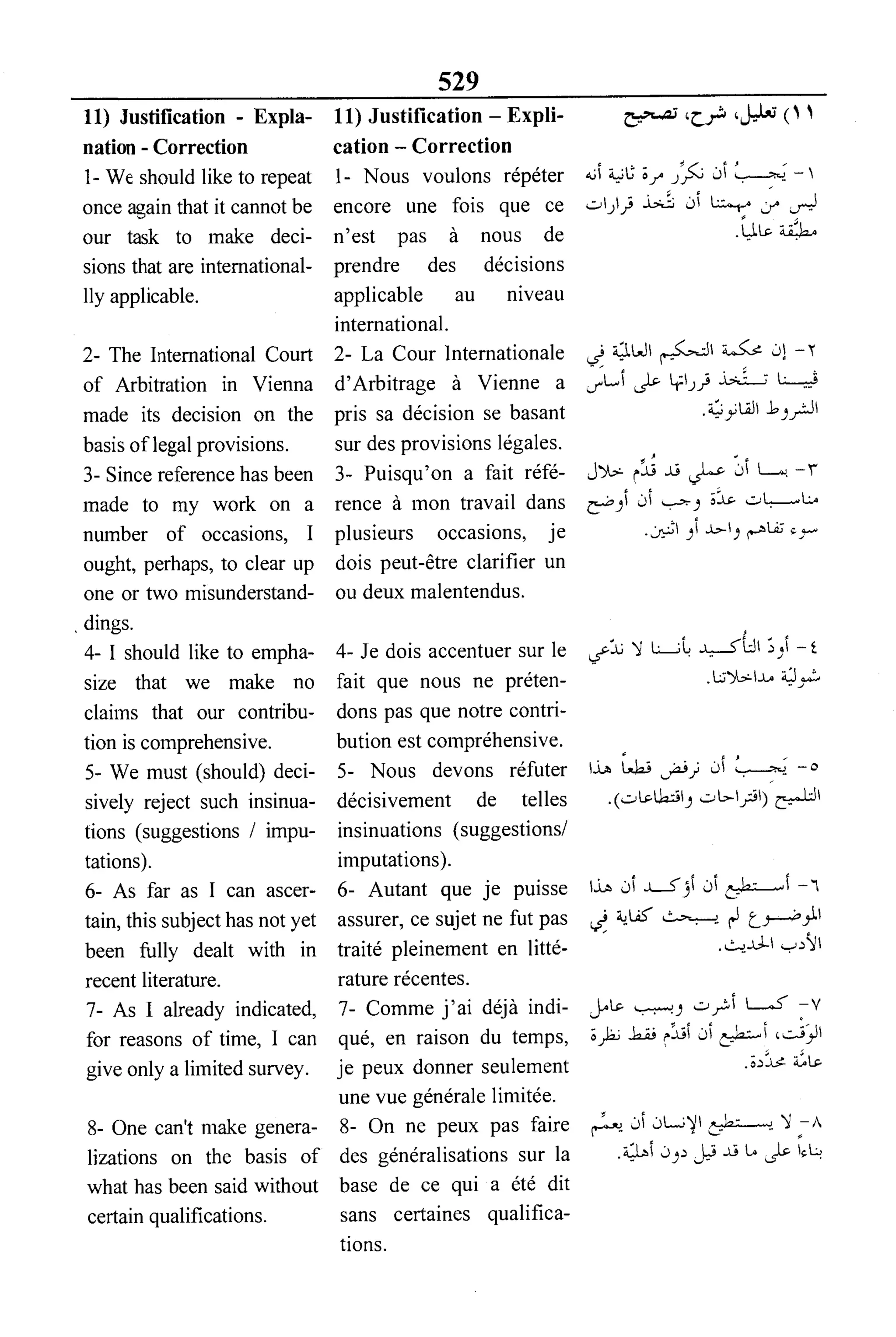 القاموس السياسي ومصطلحات المؤتمرات الدولية 