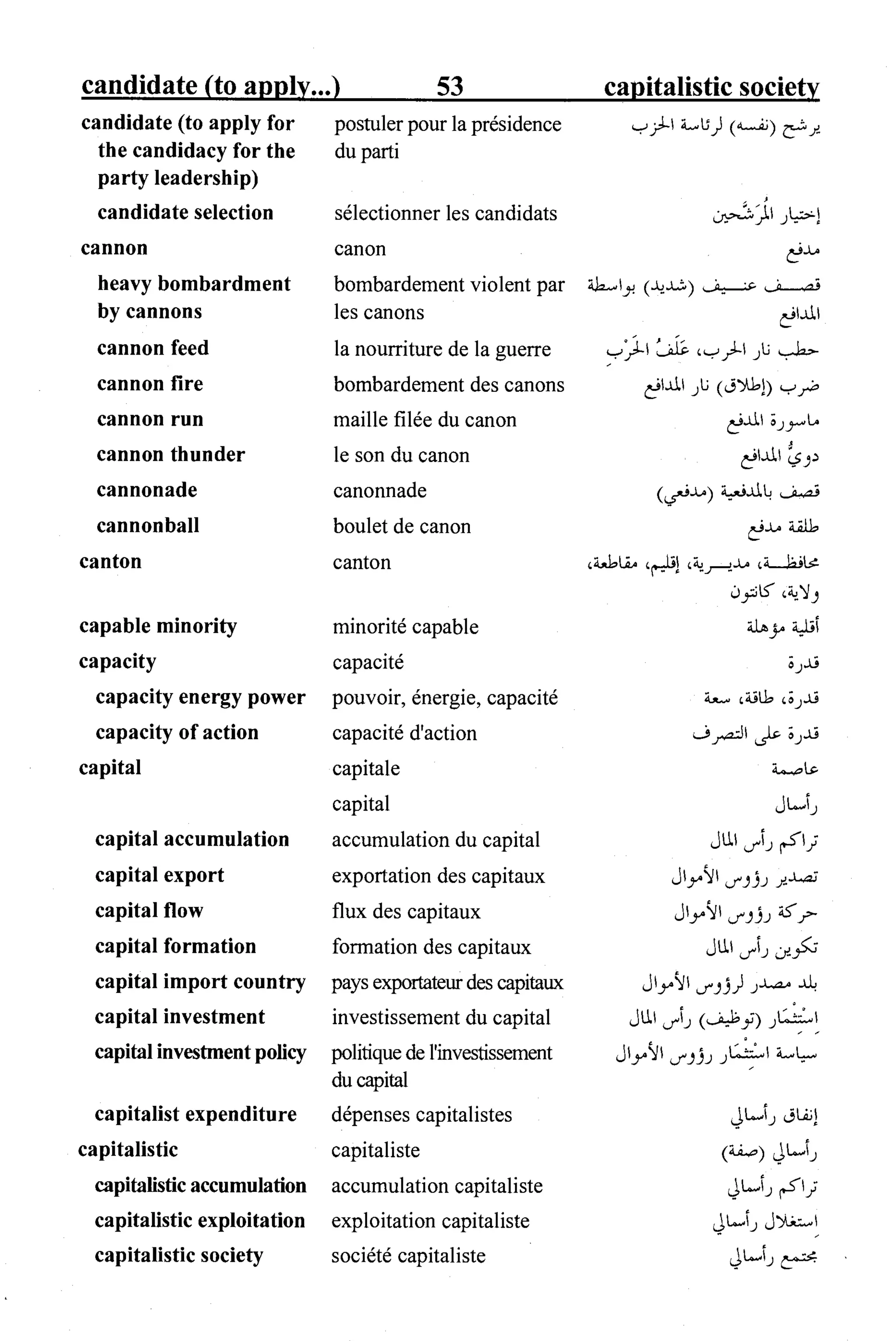 القاموس السياسي ومصطلحات المؤتمرات الدولية 