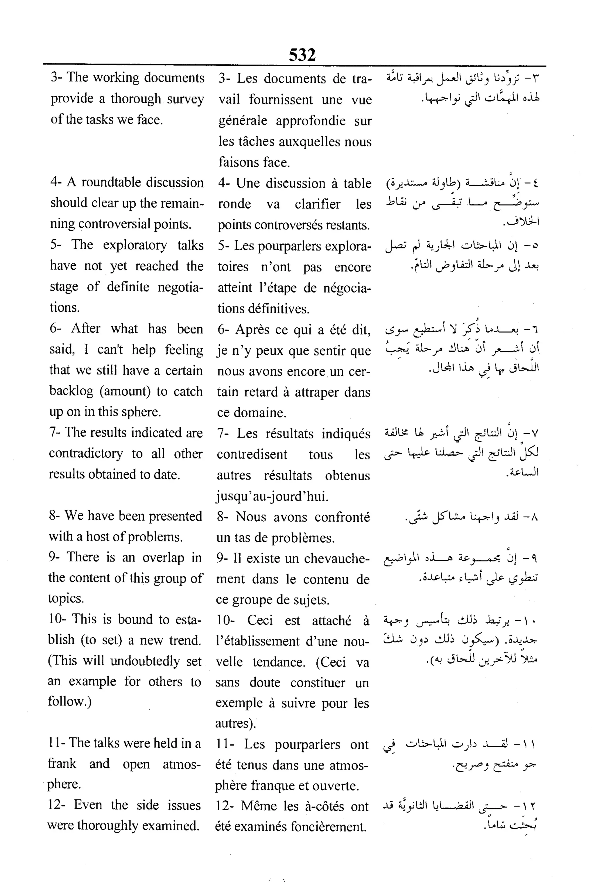 القاموس السياسي ومصطلحات المؤتمرات الدولية 