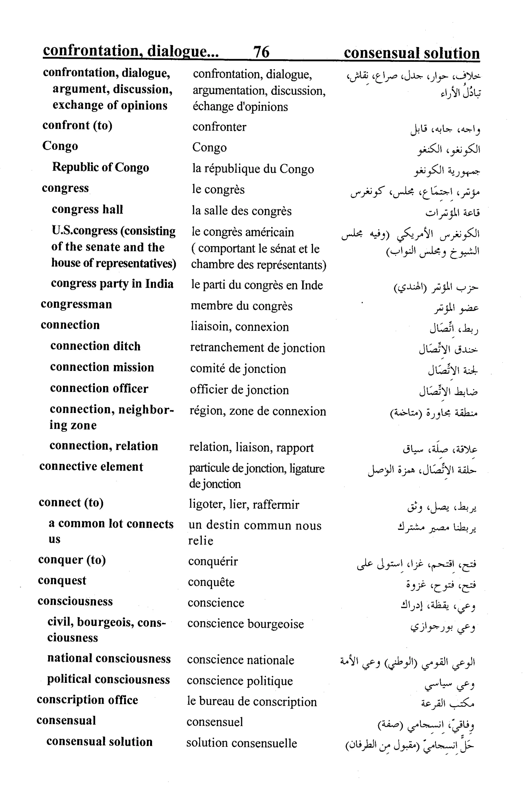 القاموس السياسي ومصطلحات المؤتمرات الدولية 