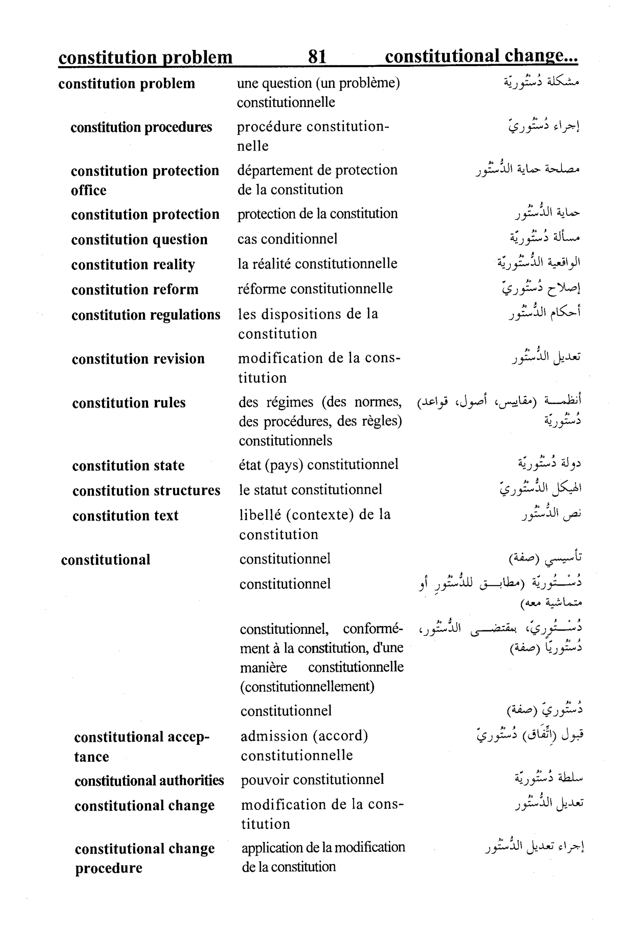 القاموس السياسي ومصطلحات المؤتمرات الدولية 