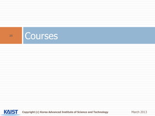 KAIST 웹 공학 연구실 소개(Web Engineering Lab.) | PPTX