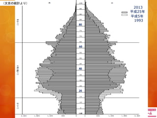 2013
平成25年
平成5年
1993
（文京の統計より）
 
