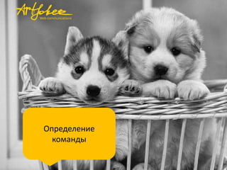 Определение
команды
 