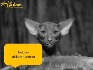 Анализ
эффективности
 