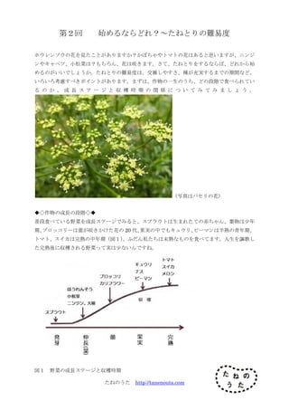 たねとりのたのしみ ２ はじめるならどれ 科別種採り難易度