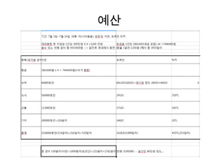 예산
 