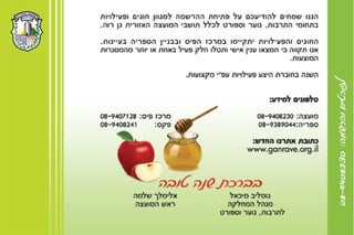 חוגים  תשעד