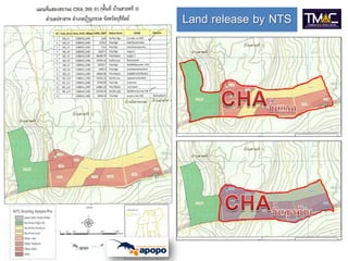 Land release by NTS
 