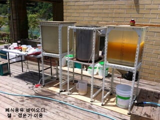 폐식용유 바이오디
젤 – 경운기 이용
 