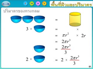 2
r 2r
3
2 r
3
3
2 r
3
2
3
2 r
3
2
61
F M B N
 