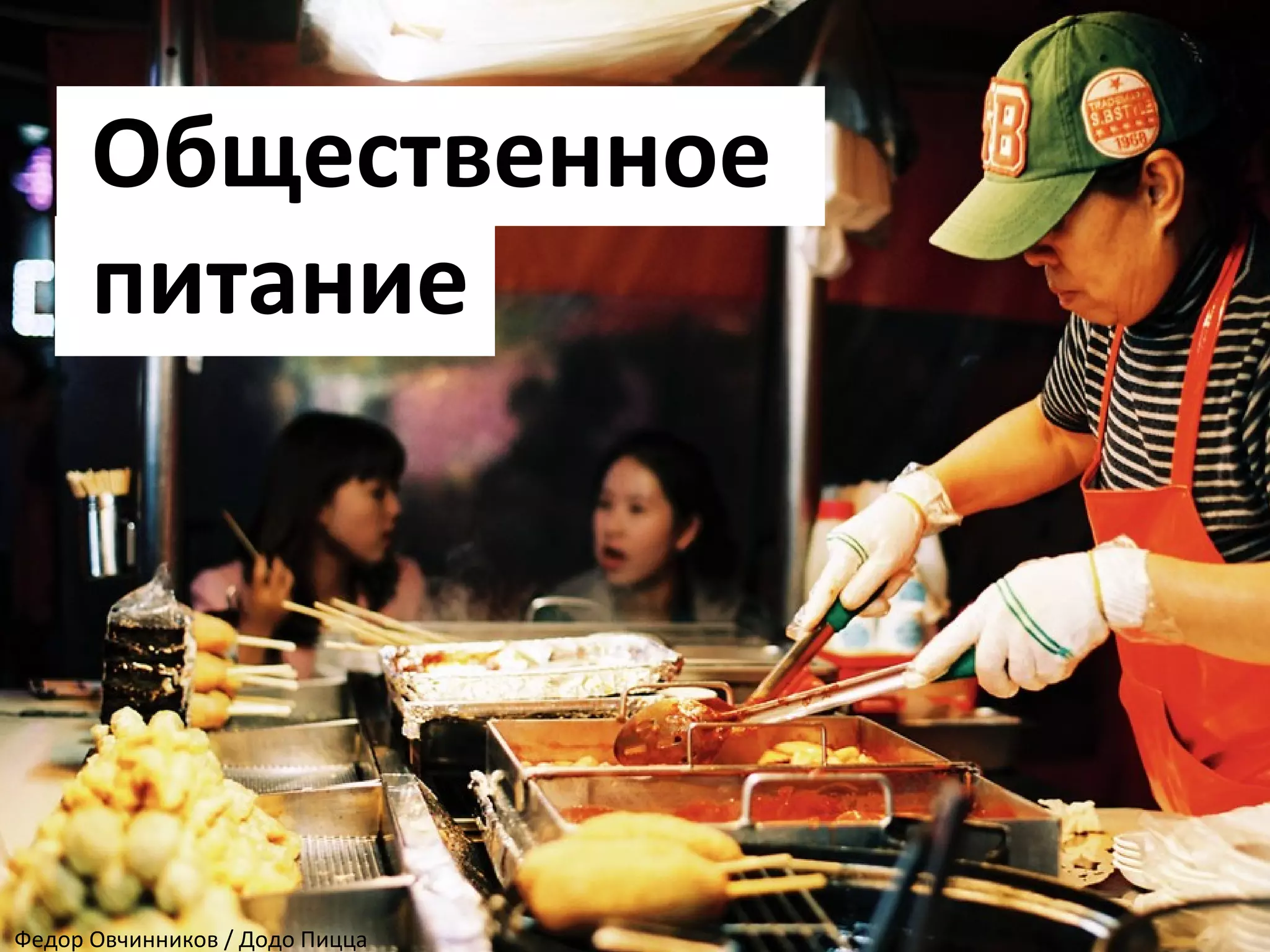 Общественное
питание
Федор Овчинников / Додо Пицца
 