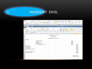 2. MICROSOFT EXCEL
 