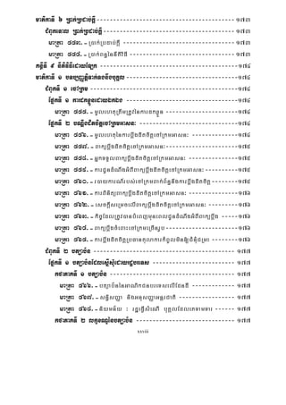 xxviii
matikaTI 6 R)ak;Rbdab;kþI------------------------------------------173
CMBUkeTal R)ak;Rbdab;kþI----------------------------------------173
maRta 553>-R)ak;Rbdab;kþI ----------------------------------173
maRta 554>-R)ak;Bn§énnItiviFI --------------------------------173
KnßITI 9 nItiviFIedayELk ------------------------------------------174
matikaTI 1 bTb,BaØtþiTak;TgnwgbuKÁl----------------------------------174
CMBUkTI 1 ecARkm---------------------------------------------174
EpñkTI 1 kardkxøÜnedayÉkÉg ----------------------------------174
maRta 555>-mUlehtuRtwmRtUvénkardkxøÜn ----------------------174
EpñkTI 2 bNþwgditcitþecARkmGasn³ ------------------------------174
maRta 556>-mUlehtuénkarbþwgditcitþecARkmGasn³ --------------174
maRta 557>-BakübwþgditcitþecARkmGasn³----------------------175
maRta 558>-GñkTTYlBakübþwgditcitþecARkmGasn³ ---------------175
maRta 559>-karCUndMNwgGMBIBakübþwgditcitþecARkmGasn³----------175
maRta 560>-r)aykarN_rbs;ecARkmBak;B½n§nwgkarbþwgditcitþ--------175
maRta 561>-karBinitüBakübþwgditcitþecARkmGasn³ ---------------176
maRta 562>-esckþIseRmcelIBakübþwgditcitþecARkmGasn³ ---------176
maRta 563>-kic©EdlRtUv)anbMeBjmuneBlCUndMNwgGMBIBakübþwg -----176
maRta 564>-BakübþwgcMeBaHecARkmeRcInrUb----------------------176
maRta 565>-karbþwgditcitþRbFantulakarkMBUlmin[CMnMuCRmH --------176
CMBUkTI 2 btüab½n ------------------------------------------- 177
EpñkTI 1 btüab½nEdlesñIsMuedayrdæbreTs ------------------------- 177
kfaPaKTI 1 btüab½n -------------------------------------- 177
maRta 566>-btüab½nénGaNikCnbreTselIEdndI ------------- 177
maRta 567>-sn§isBaØa nigGnusBaØaGnþrCati ----------------- 177
maRta 568>-niymn½y ³ rdæeFVIsMeNI buKÁlEdleKTamTar ------ 177
kfaPaKTI 2 lkçxNÐénbtüab½n ------------------------------ 177
 