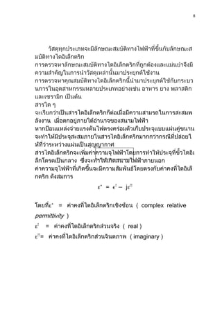 8
= j
= complex relative
permittivity
= real
= imaginary
 