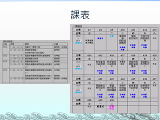 課表
 