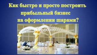 Как быстро и просто построить прибыльный бизнес
