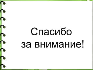 Спасибо
за внимание!
 