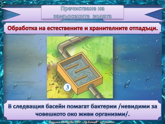 замърсяване и пречистване на водата | PPT