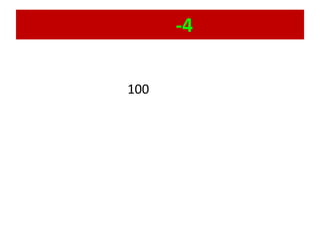 -4
100
 