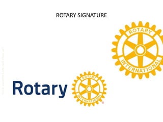 The NEW LOGO of Rotary | PPTX