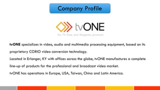 tvONE - Company Profile | PDF