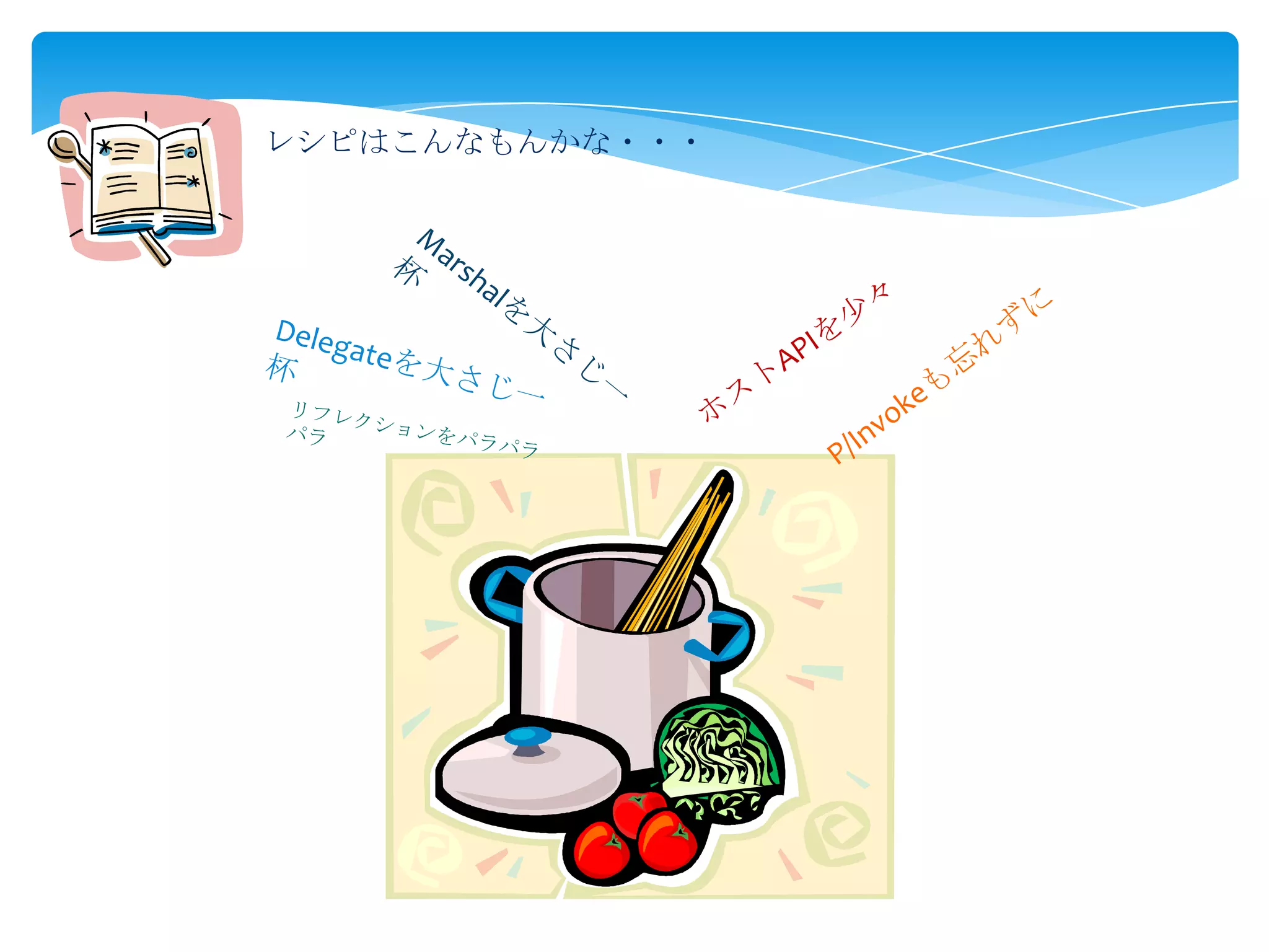 レシピはこんなもんかな・・・

 